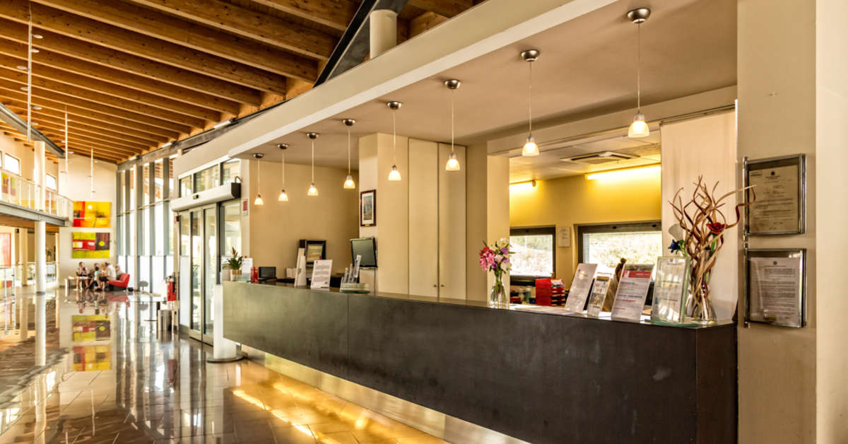 Een foto van het interieur van Parc Hotel