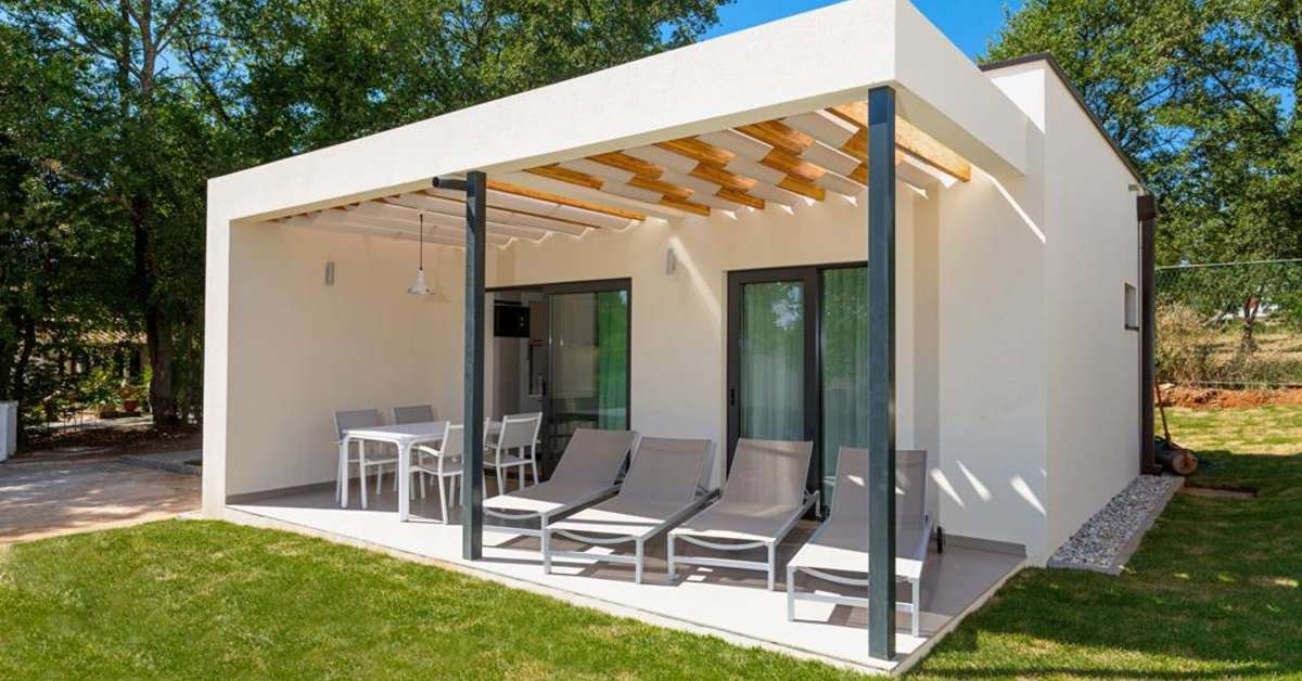 Een foto van de buitenkant van Park Resort Plava Laguna