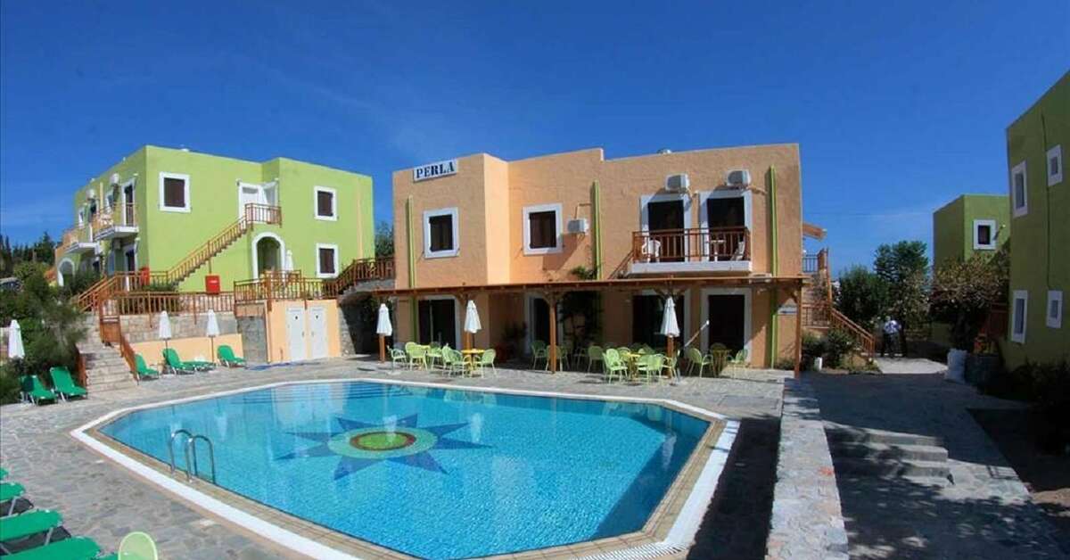 Ein Foto vom Pool im Perla Apartments