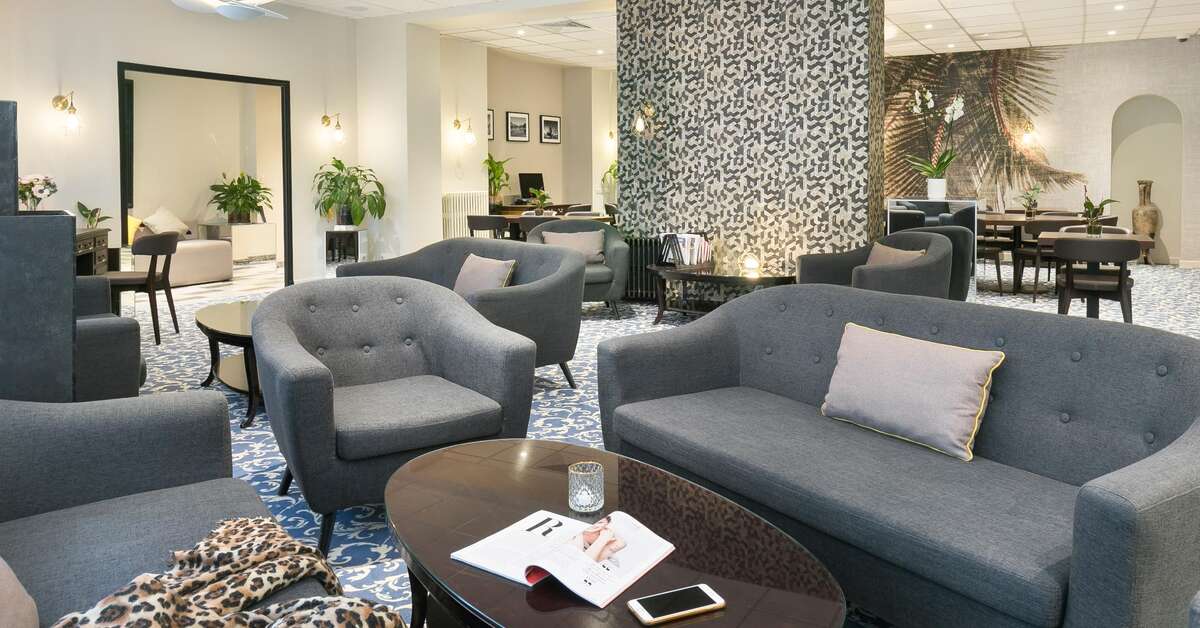 Ein Foto vom Innenbereich im Hotel Locarno