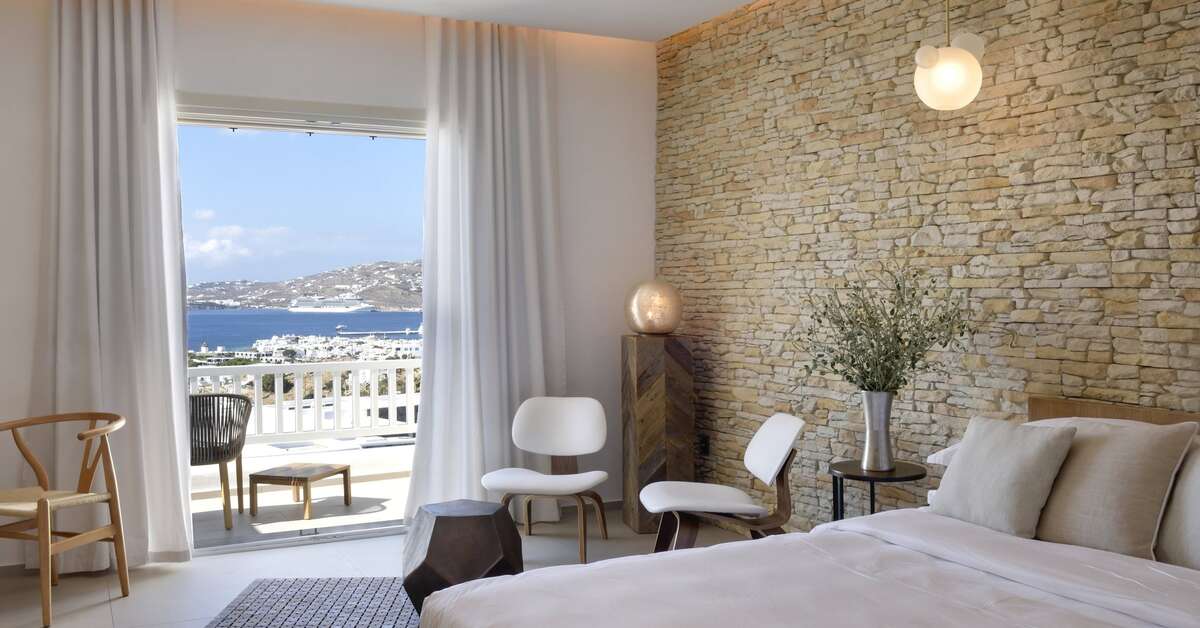 Ein Foto Myconian Naia Luxury Suites