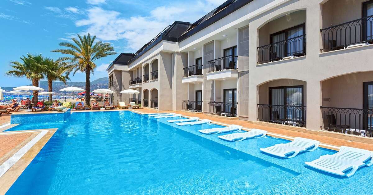 Een foto van een overzicht van Alaaddin Beach Hotel