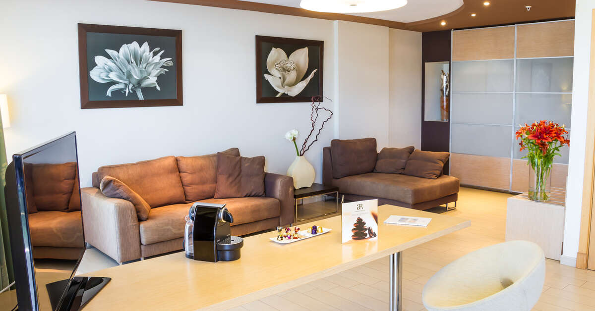 Een foto van het interieur van AR Diamante Beach