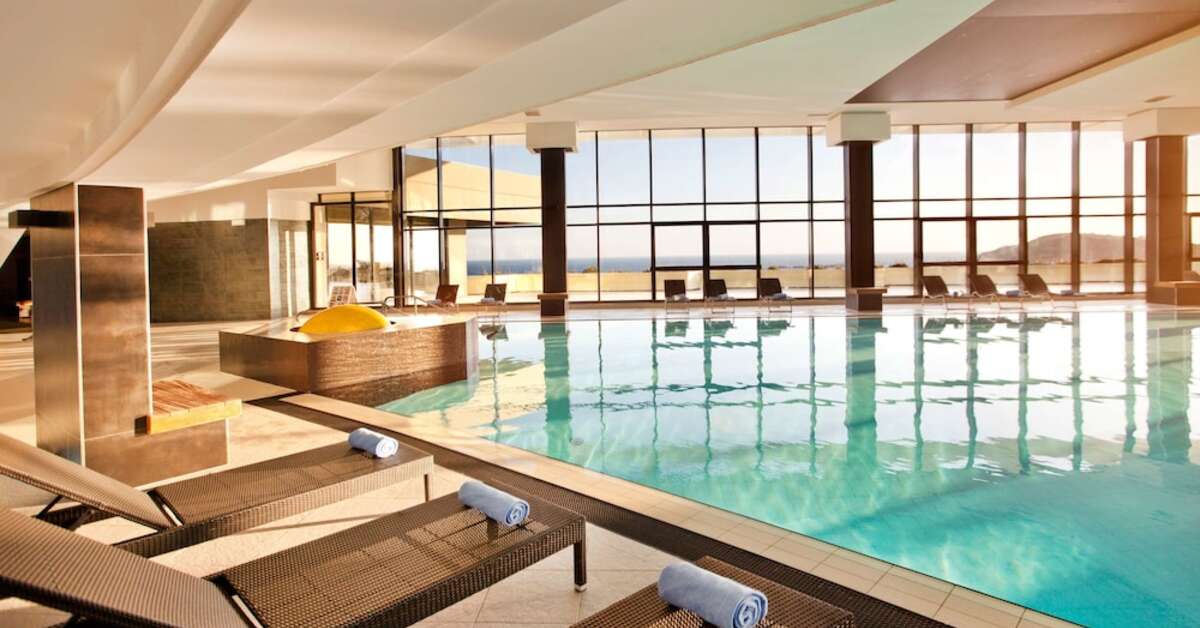 Ein Foto vom Pool im Hotel Croatia Cavtat