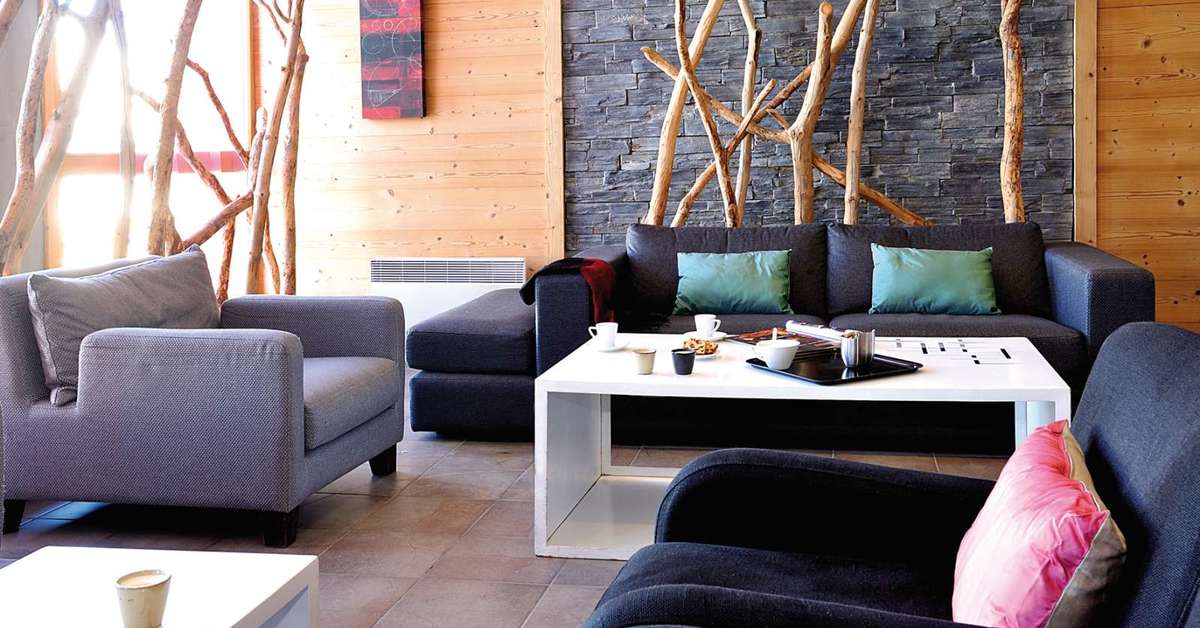 Een foto van het interieur van Le Roc Belle Face