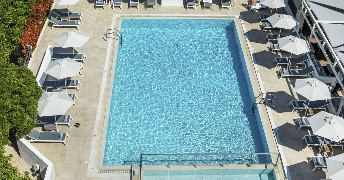 Een foto van het zwembad bij Ammon Zeus Hotel