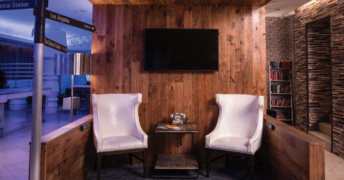 Een foto van het interieur van The Gallivant Times Square
