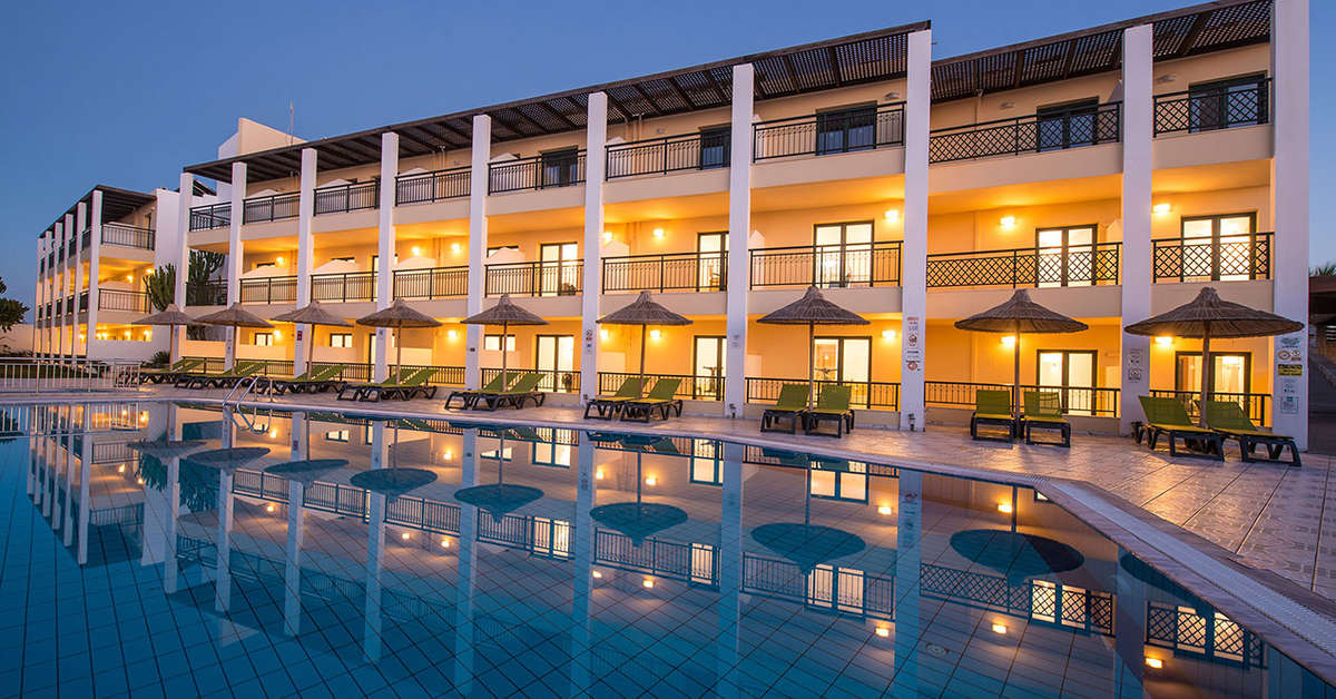 Een foto van het zwembad bij Gouves Water Park Holiday Resort