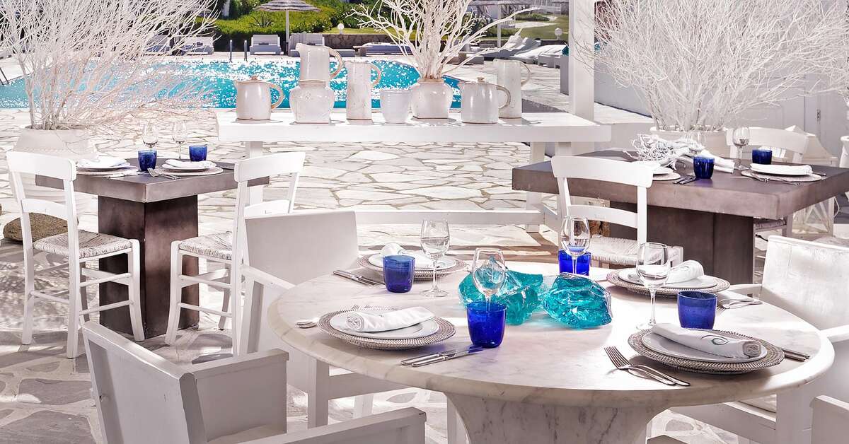 Een foto van de faciliteiten bij Mykonos Bay Hotel