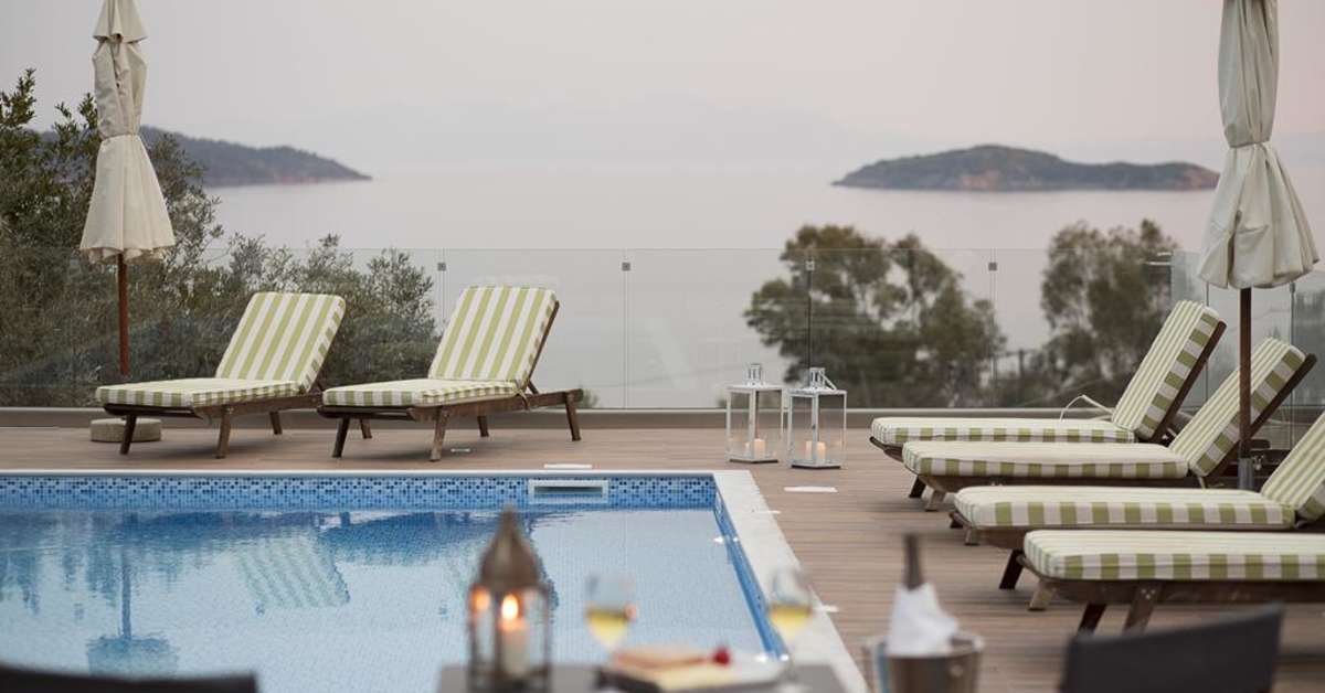 Ein Foto vom Pool im Irida Aegean View