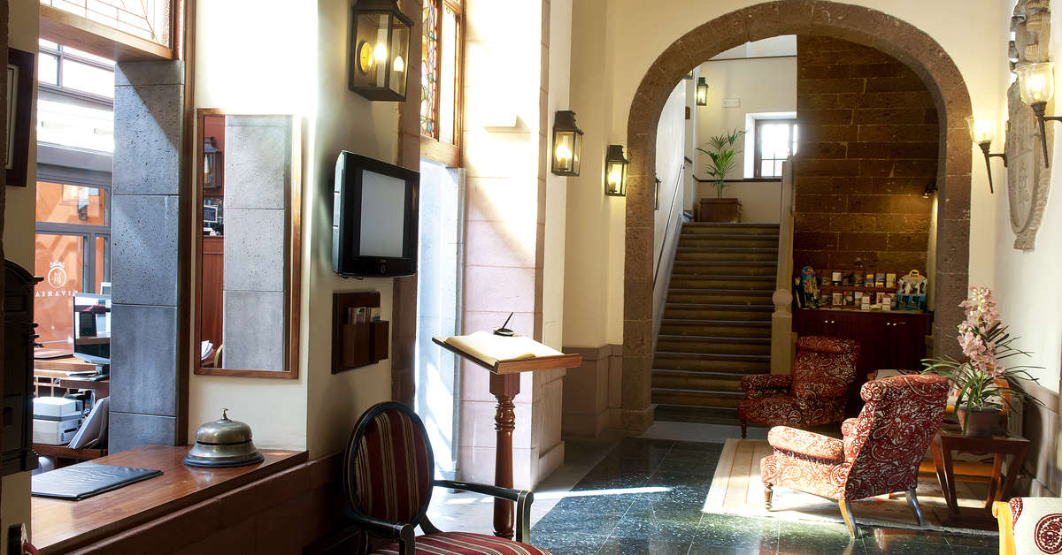 Een foto van het interieur van Hotel Laguna Nivaria