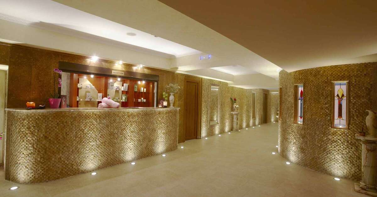 Een foto van het interieur van Hotel Potidea Palace