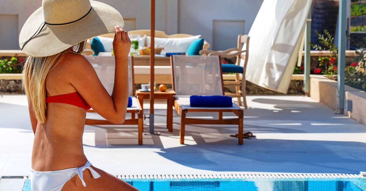 Een foto van het zwembad bij Astro Palace Hotel & Suites