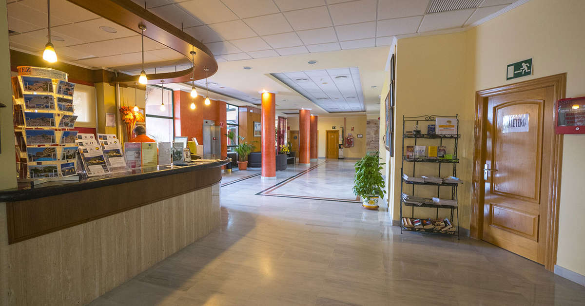 Een foto van het interieur van Hotel Victoria Playa