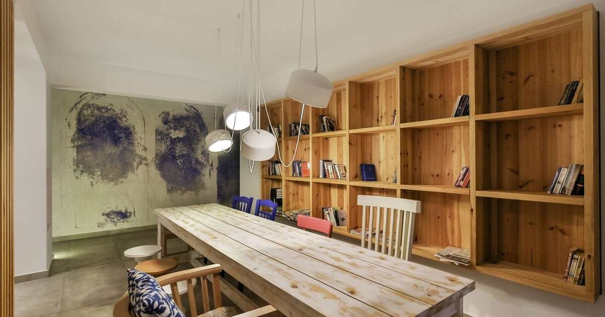 Een foto van het interieur van Orion Hotel Faliraki