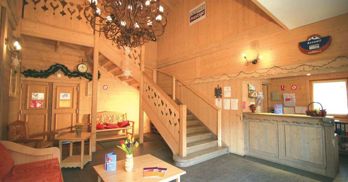 Een foto van het interieur van Chalets Les Fermes de Samoëns