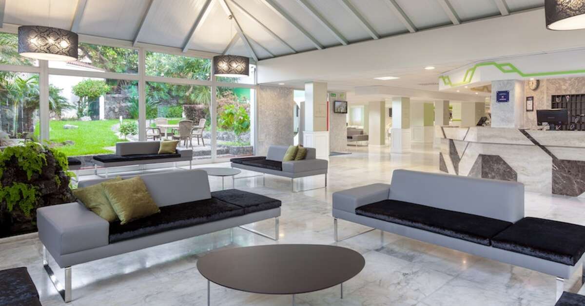 Een foto van het interieur van Parque Vacacional Eden