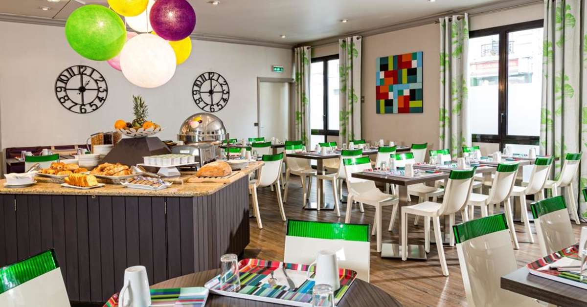 Een foto van de faciliteiten bij Hotel Paris Louis Blanc