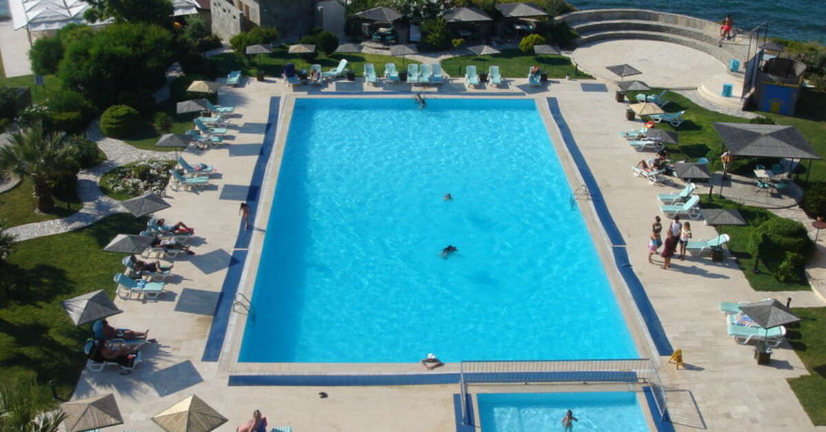 Een foto van het zwembad bij Hotel Babaylon
