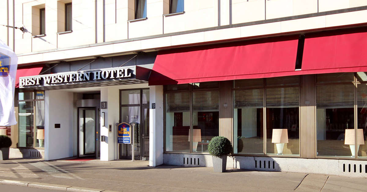 Een foto van de buitenkant van Best Western Hotel Leipzig City Center