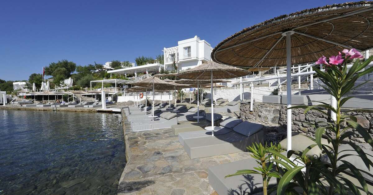 Een foto van de buitenkant van Doria Hotel Bodrum