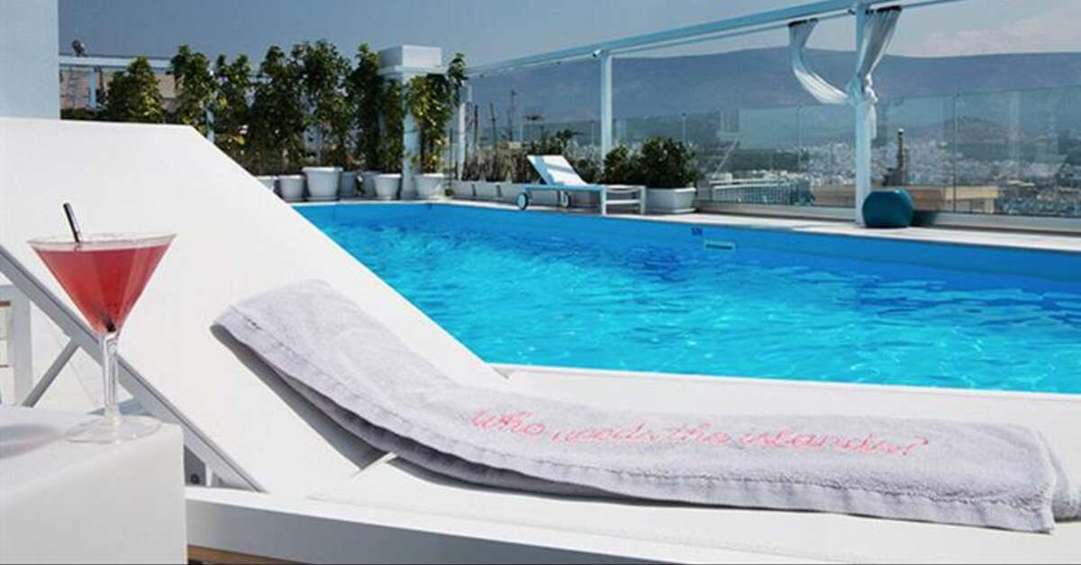 Ein Foto vom Pool im St. George Lycabettus Hotel