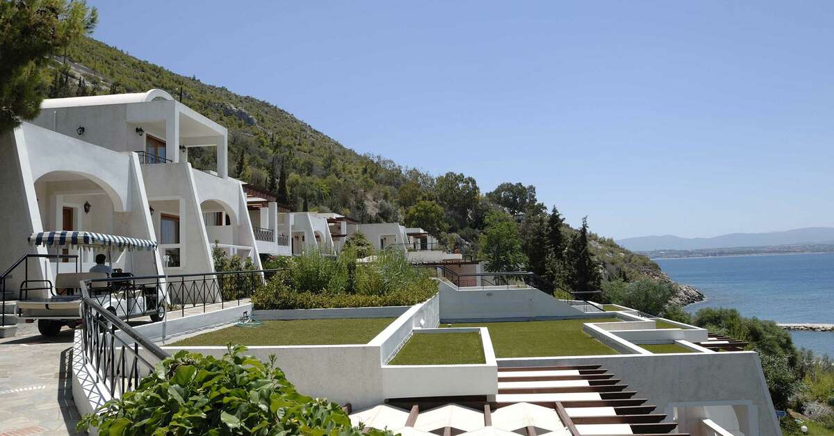 Een foto van het interieur van Wyndham Loutraki Poseidon Resort