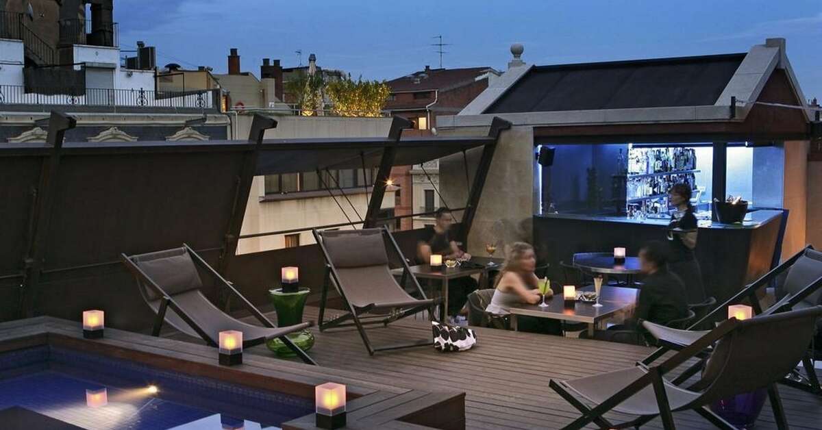 Ein Foto von der Terrasse im Granados 83