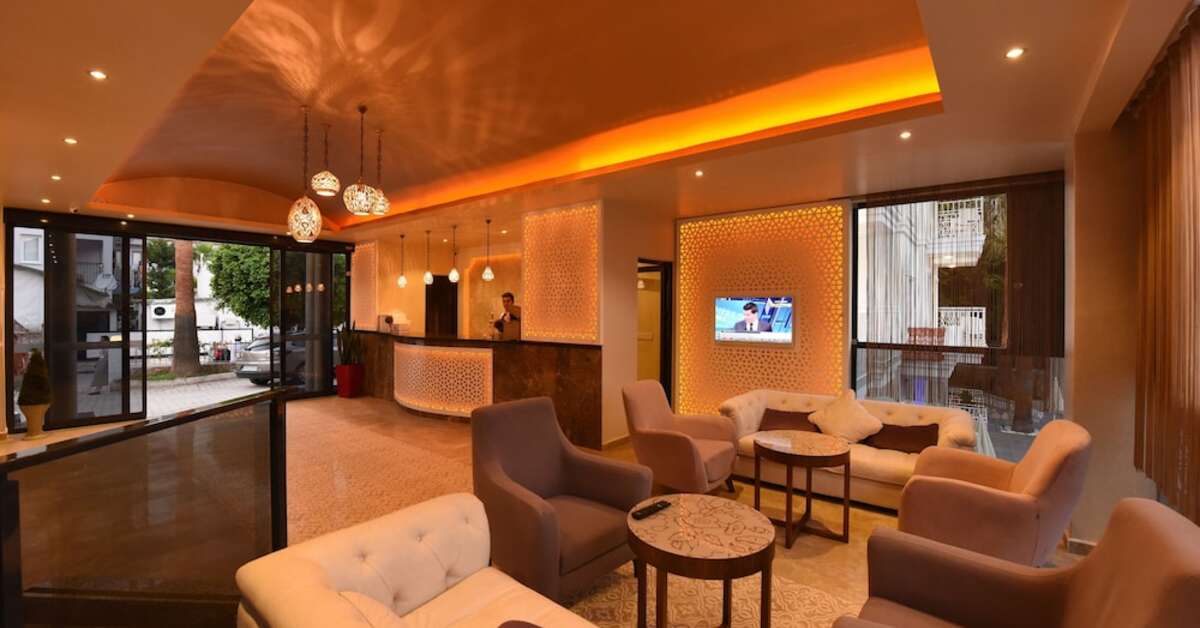 Ein Foto vom Innenbereich im Montebello Deluxe Hotel