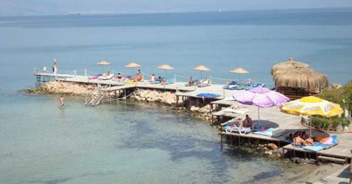 Een foto van het strand bij Hotel Babaylon