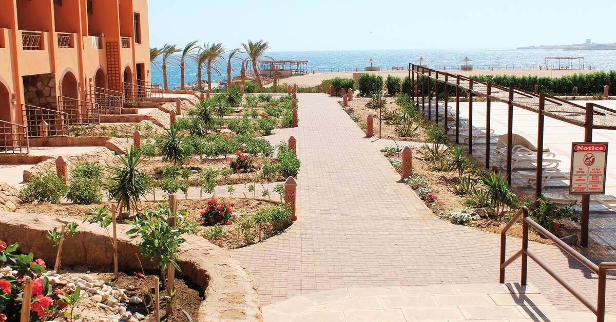Een foto van het terras bij Viva Blue Resort & Diving