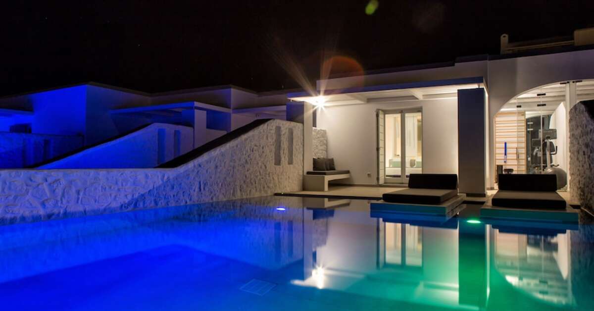 Een foto van het zwembad bij Paros Agnanti Hotel