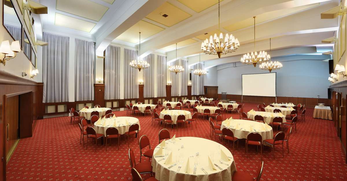 Een foto van de faciliteiten bij Grand Hotel International Prague