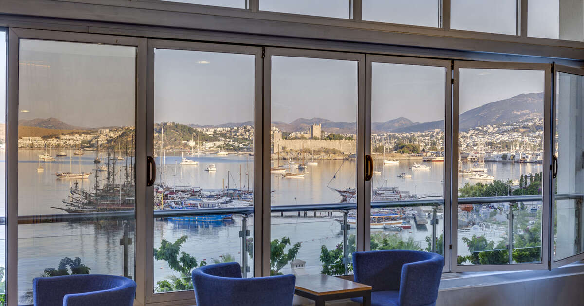 Een foto van het interieur van Diamond of Bodrum