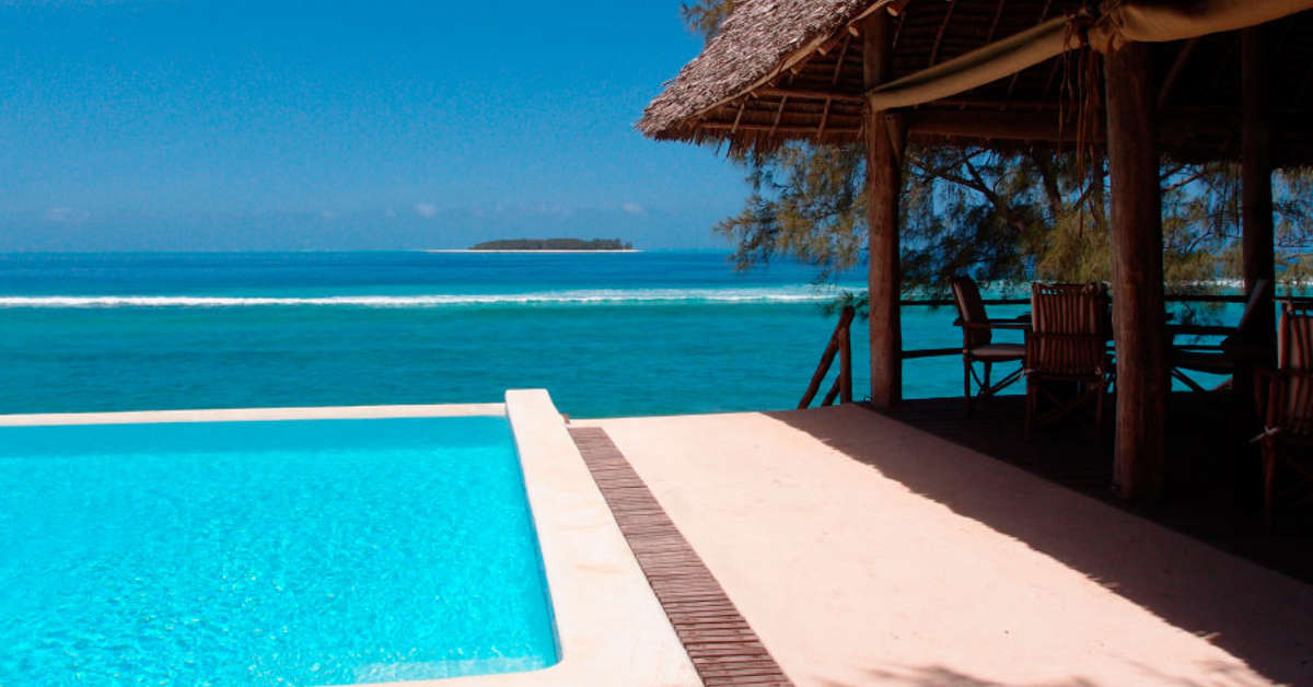 Een foto van het zwembad bij Sunshine Marine Lodge