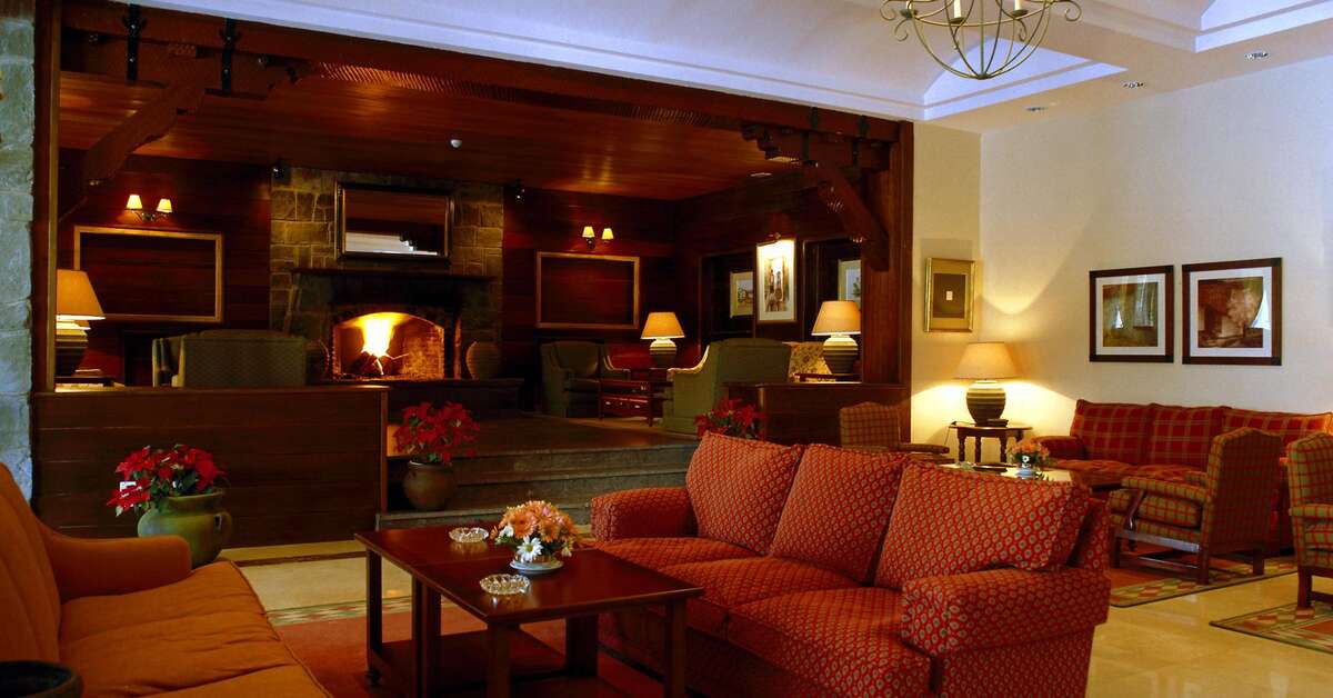 Een foto van het interieur van Parador de Las Canadas del Teide