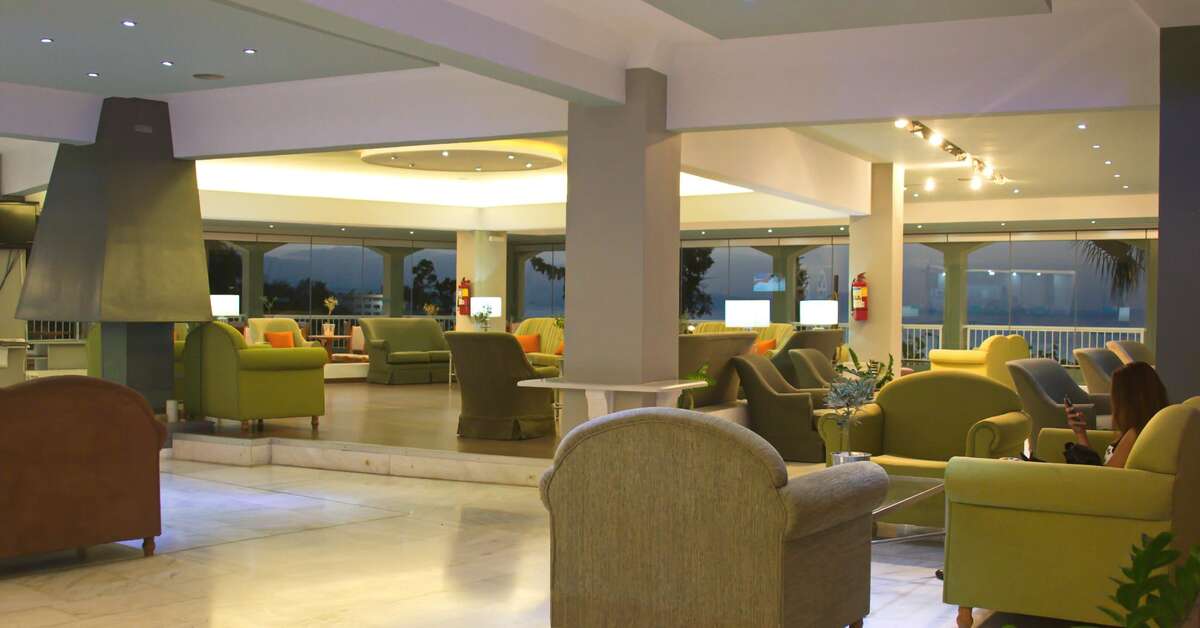 Een foto van het interieur van Rethymno Mare