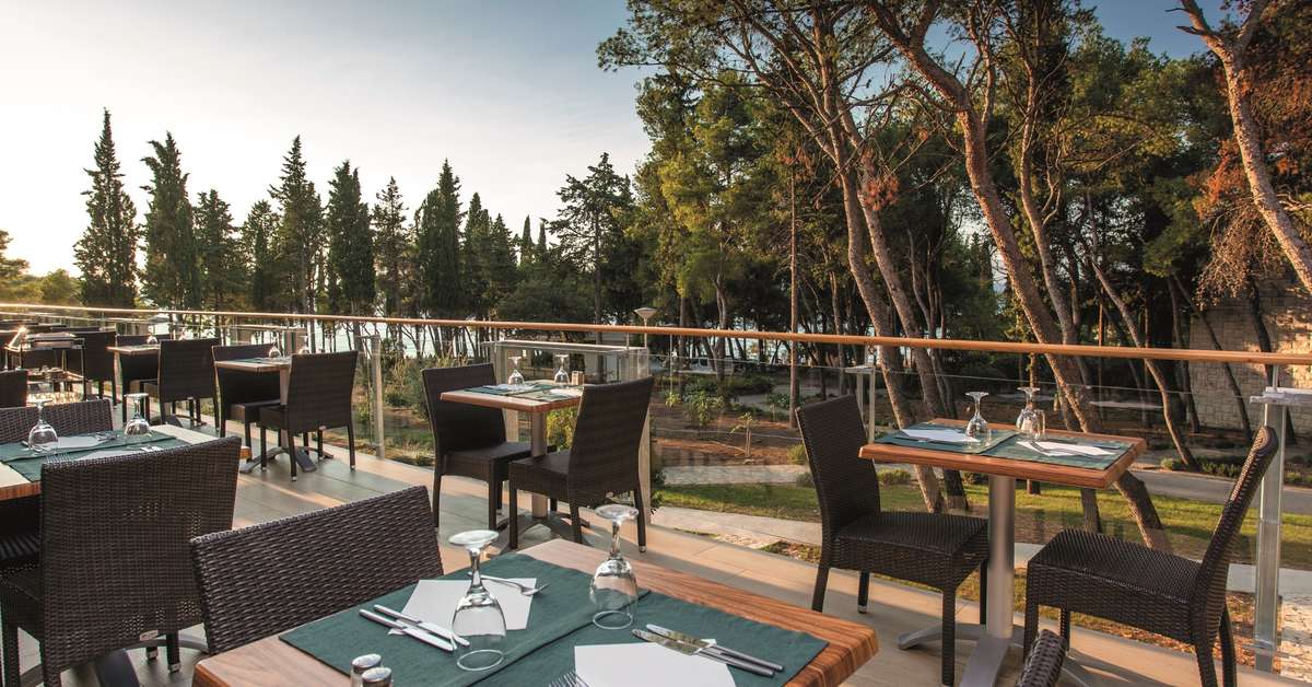 Een foto van het terras bij Aminess Vival Velaris Casa & Resort
