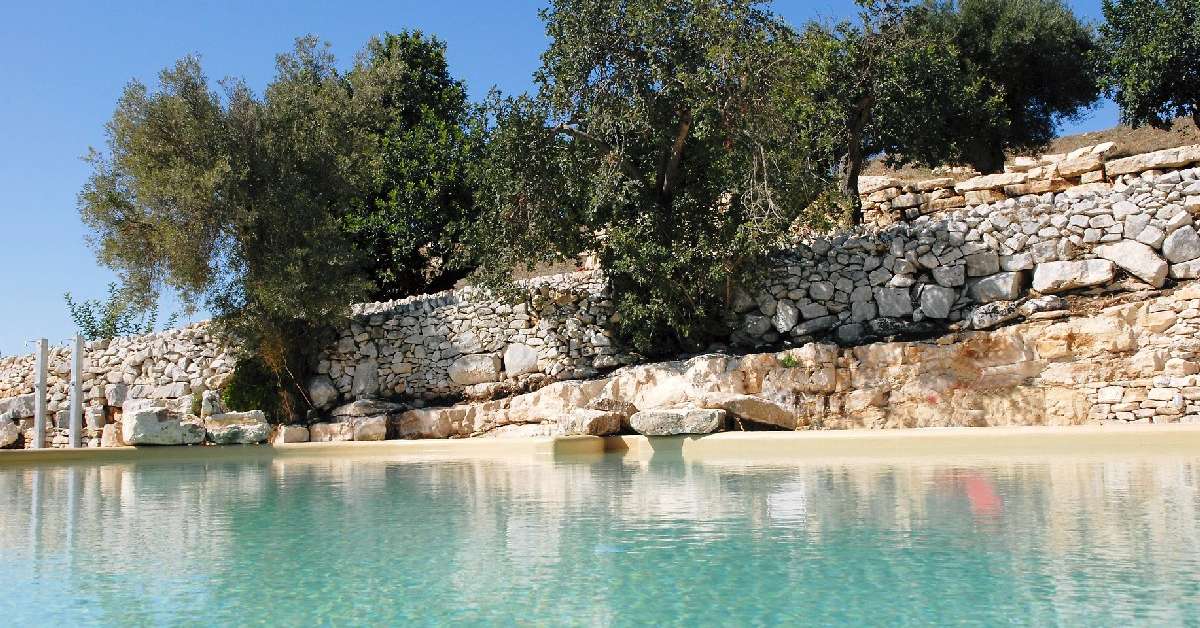 Een foto van het zwembad bij Relais Parco Cavalonga