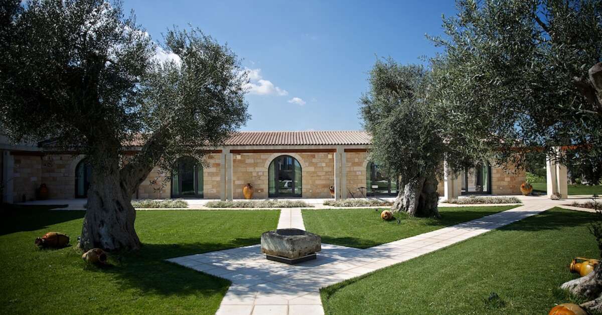 Een foto van de buitenkant van Masseria Stali