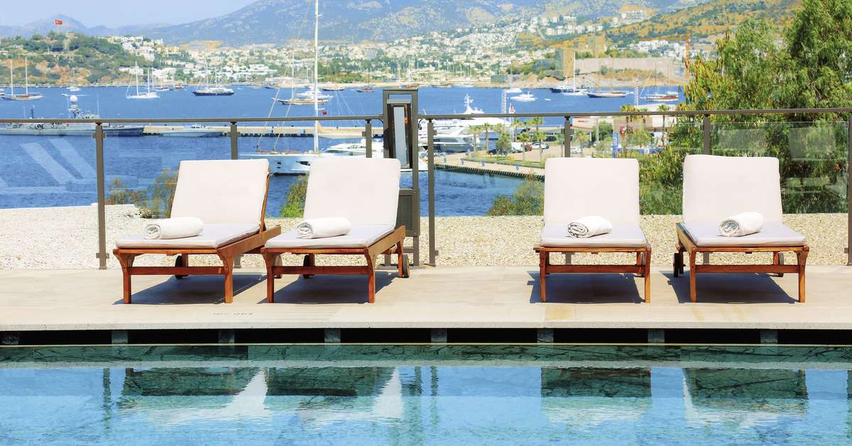 Een foto van het zwembad bij Senses Hotel Bodrum