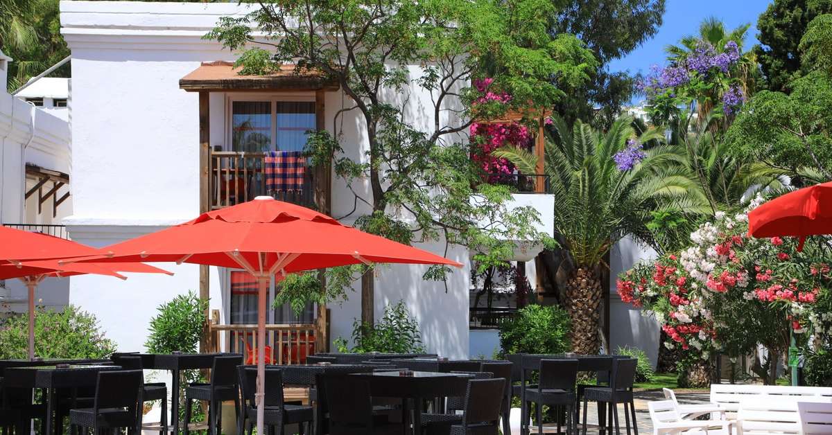 Een foto van het terras bij Very Chic Bodrum