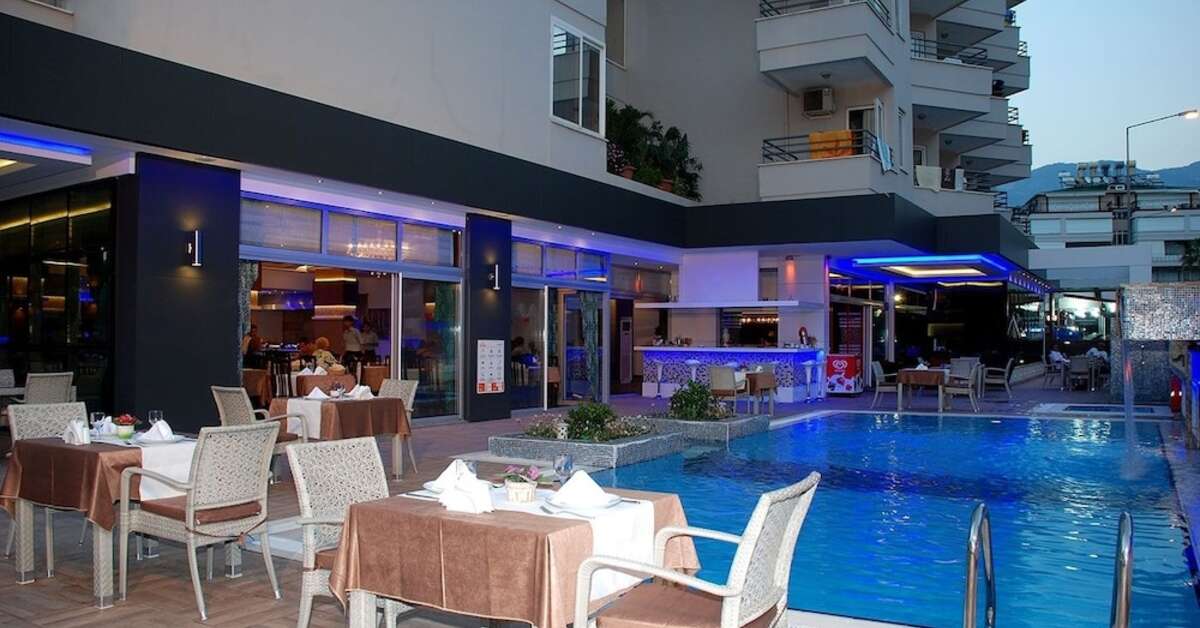 Een foto van het zwembad bij Time Beach Hotel