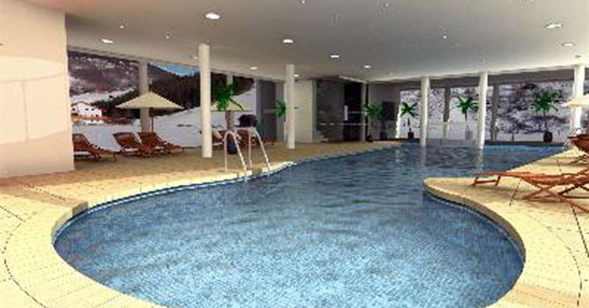 Een foto van het zwembad bij Schönblick Mountain Resort & Spa