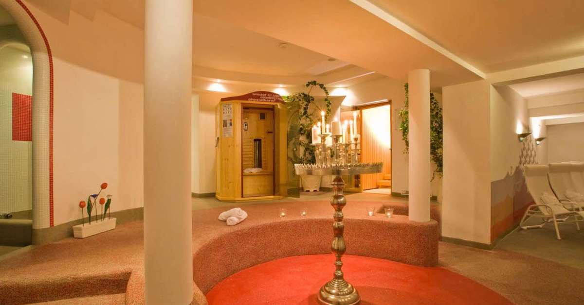 Een foto van het interieur van Central Alpen Comfort Hotel
