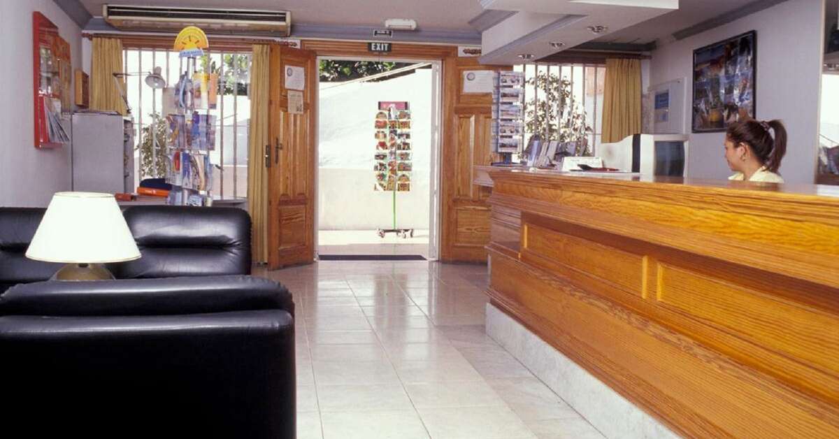Een foto van het interieur van Blue Sea Los Cocoteros Appartementen