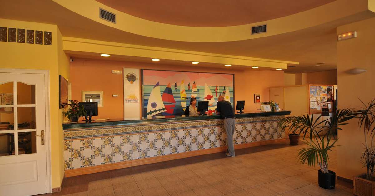 Een foto van het interieur van Appartementen Comte d'Empuries