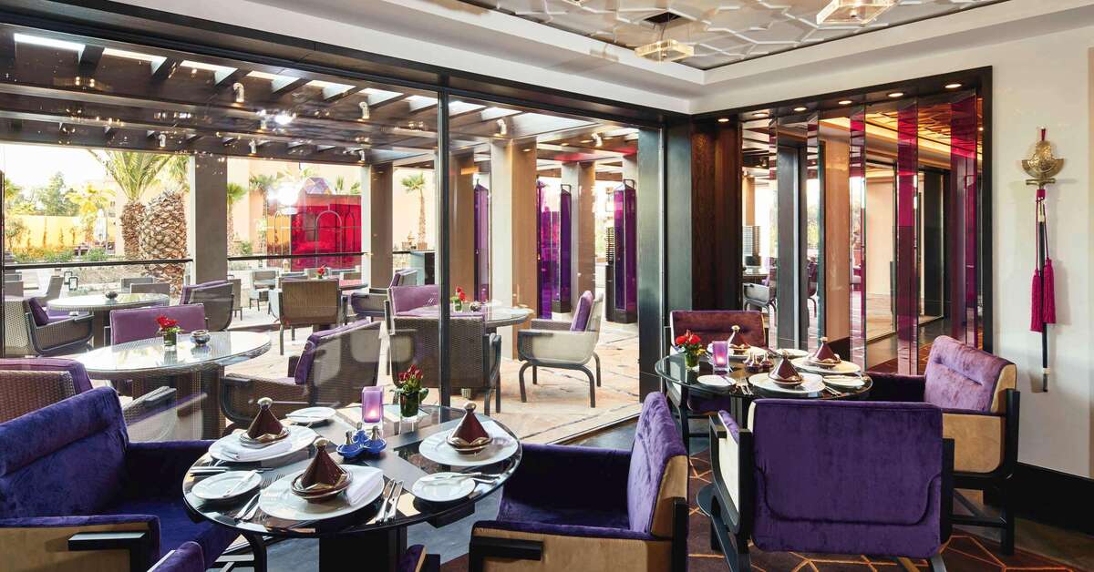 Een foto van de faciliteiten bij Mövenpick Hotel Mansour Eddahbi Marrakech
