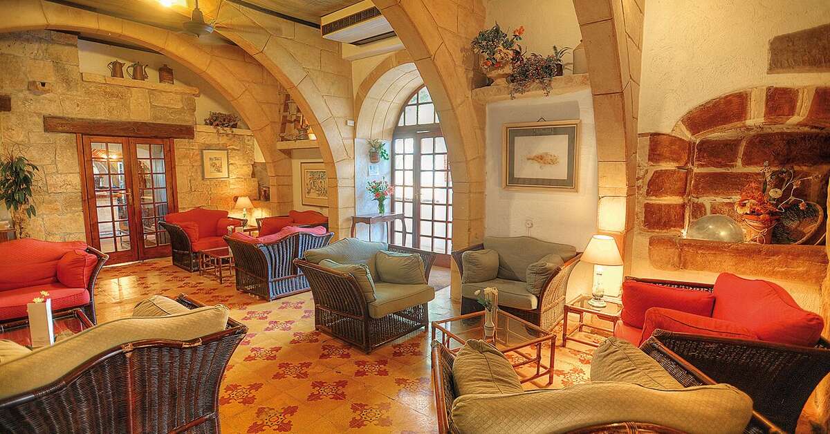 Een foto van het interieur van Cornucopia Hotel