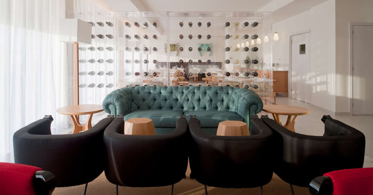 Een foto van het interieur van Furadouro Boutique Hotel Beach & Spa